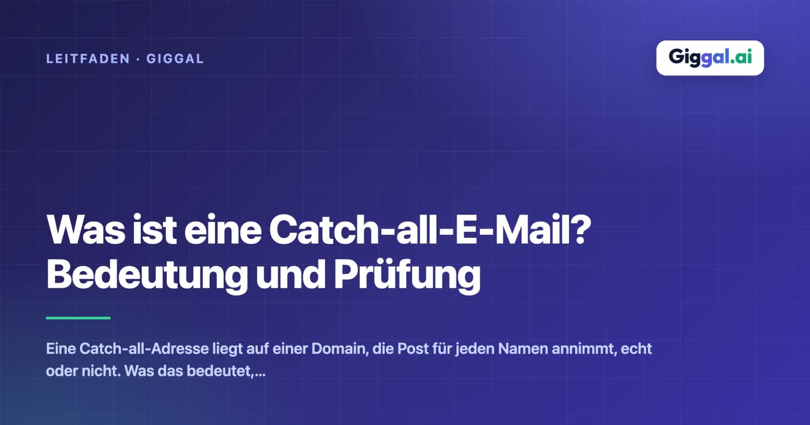 Was ist eine Catch-all-E-Mail? Bedeutung und Prüfung