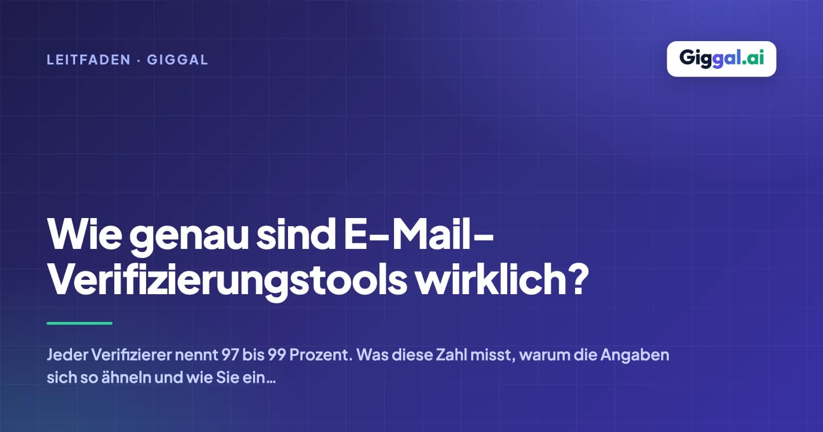 Wie genau sind E-Mail-Verifizierungstools wirklich?