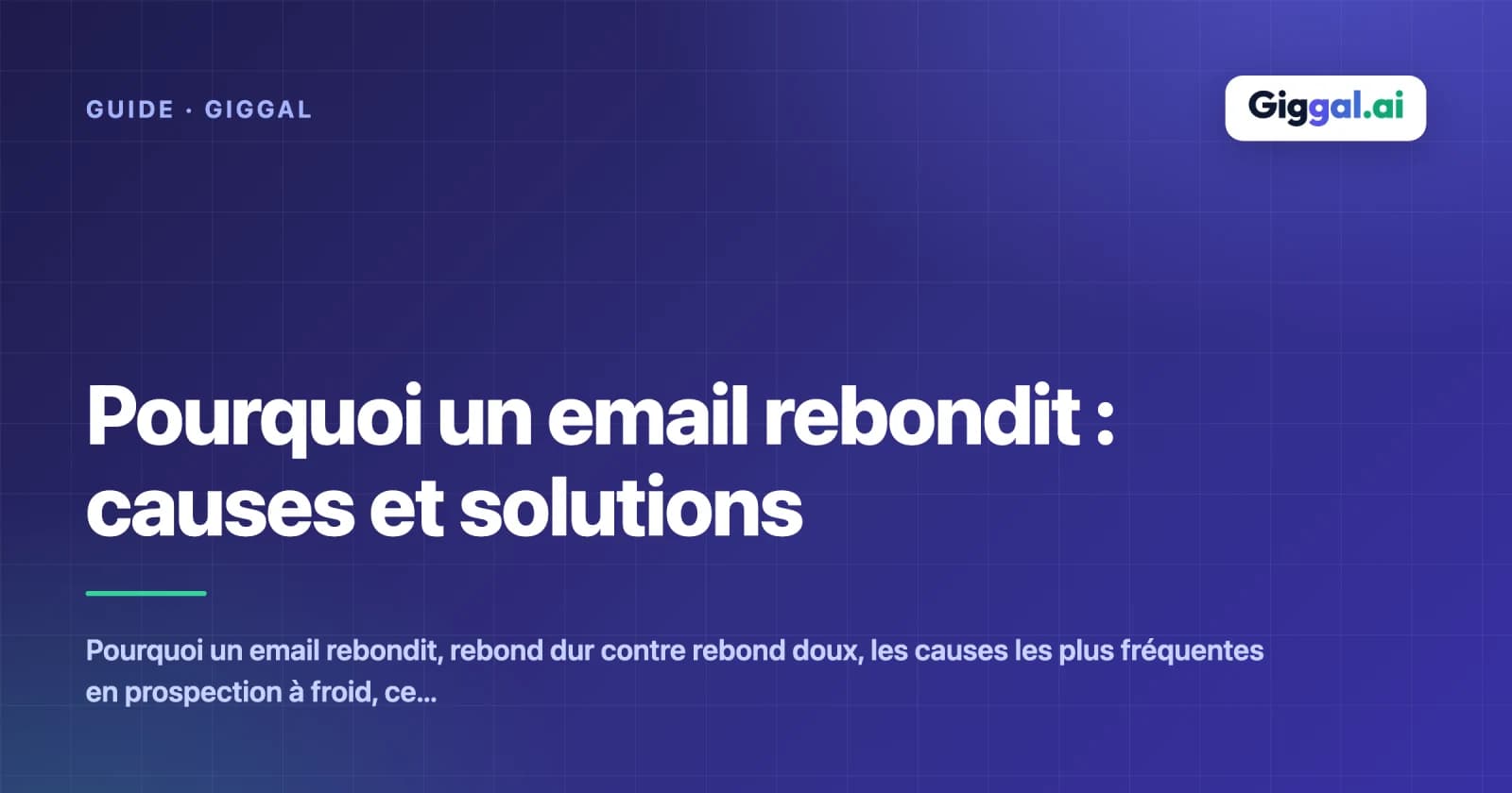 Pourquoi un email rebondit : causes et solutions