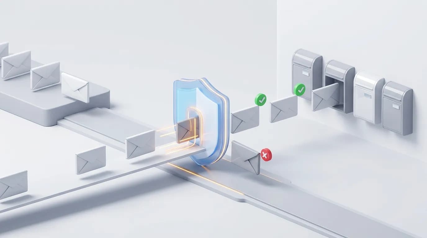 Illustration for what a secure email gateway is