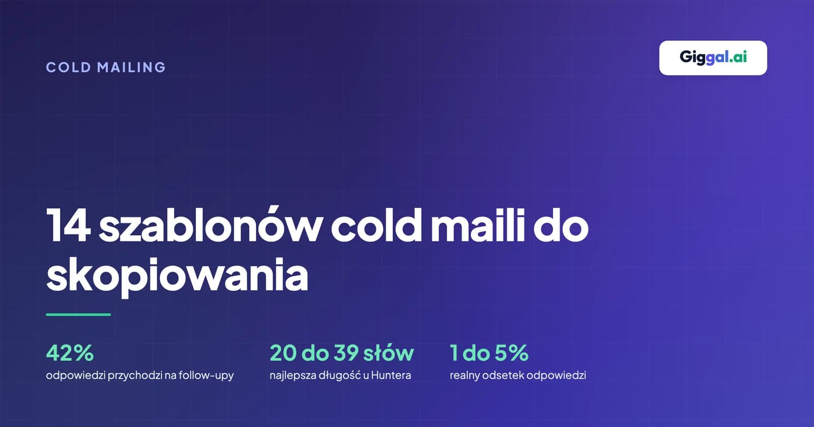 Szablony cold maili do sprzedaży, follow-upów i próśb o rozmowę przy kawie