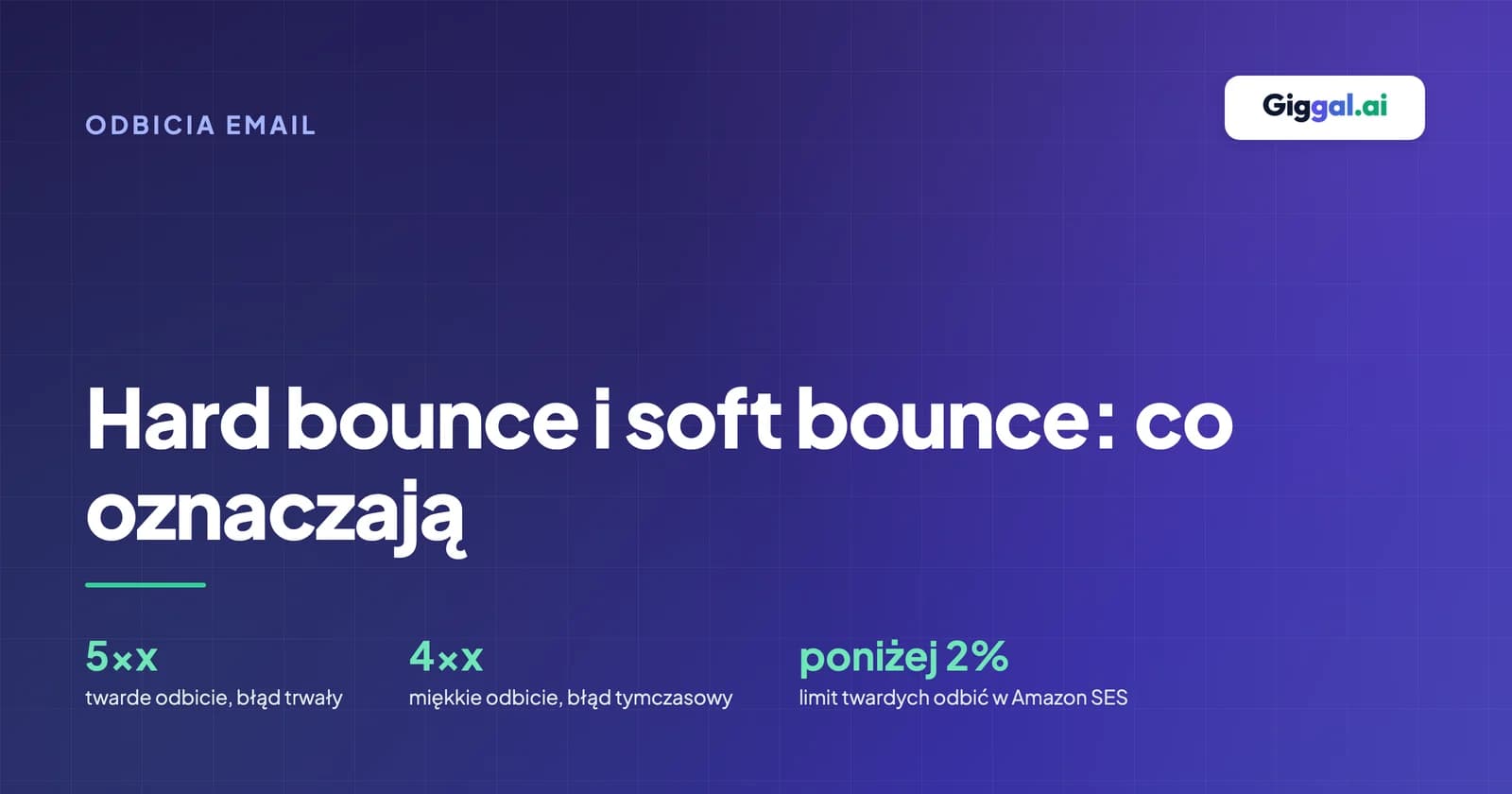 Hard bounce i soft bounce: twarde i miękkie odbicia email